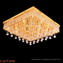 Square LED lustre en cristal de plafond en gros LT-58113